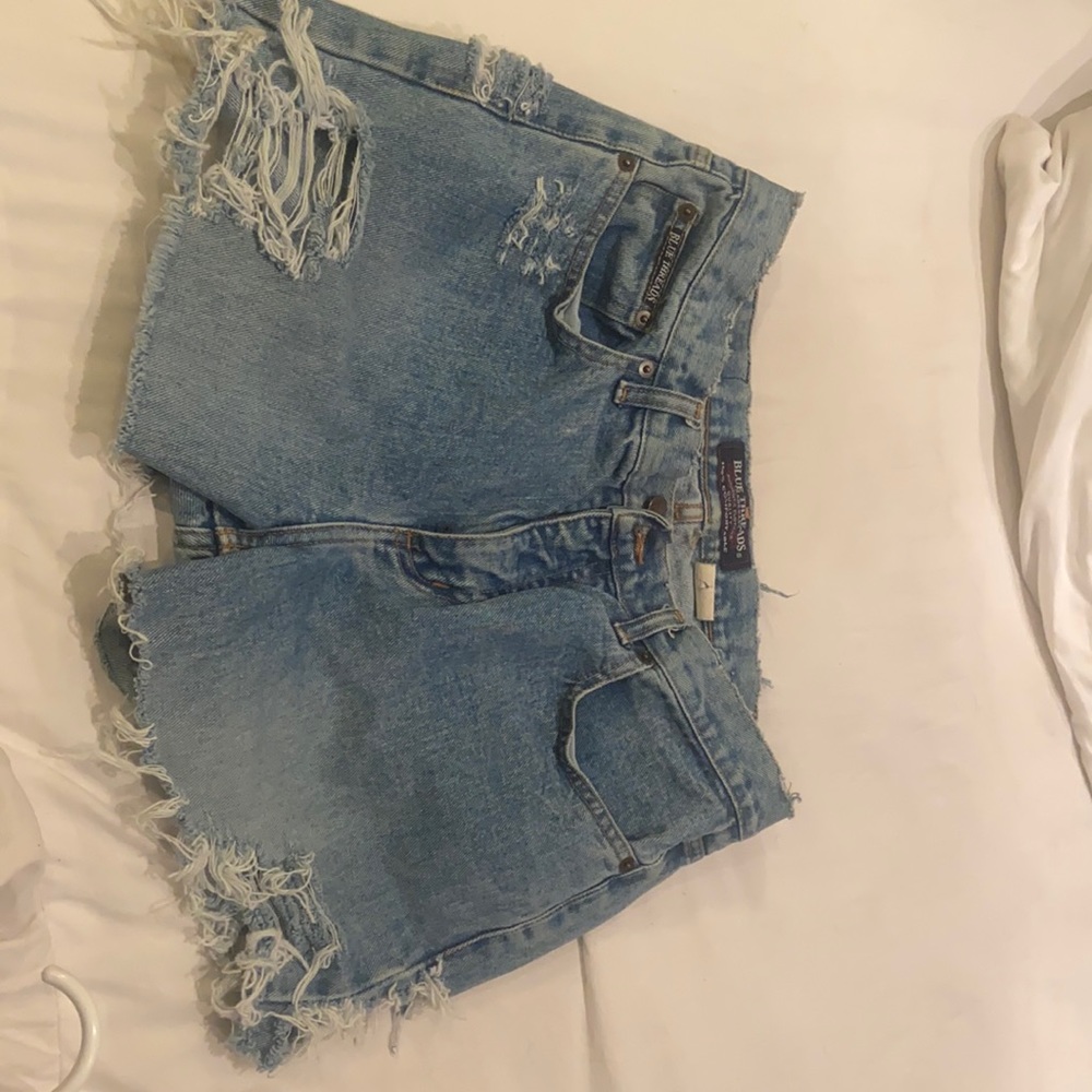 Jean shorts, I’ve never worn them. Did not fit